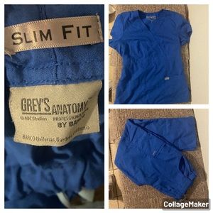 Greys Anatomy Womens scrubs top & bottom set